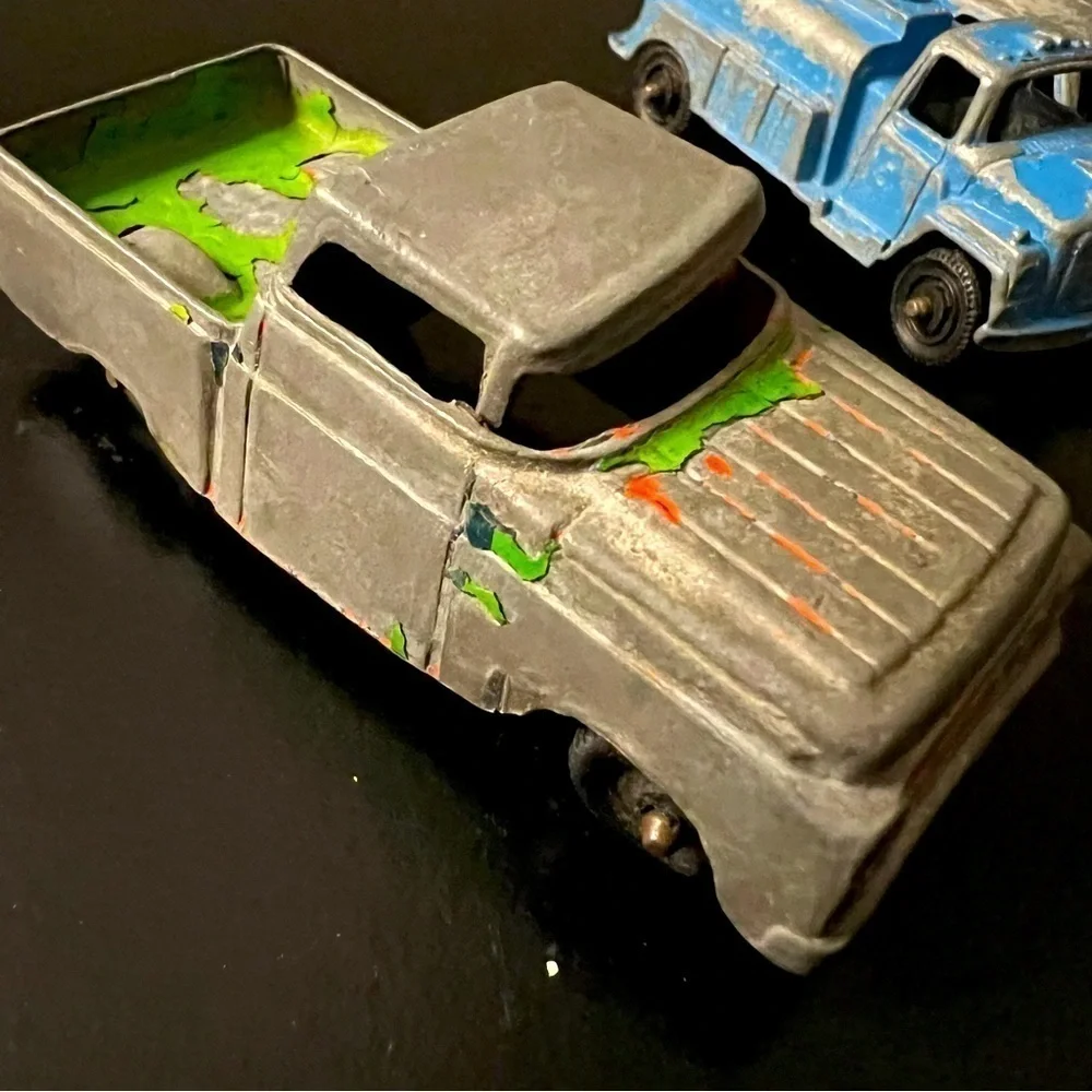 Vintage lot of five all metal cars